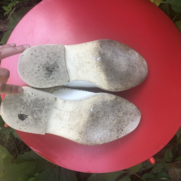 Rare Zadig & Voltaire "Youth Clous" Derby White Studded Formal Shoes Size 36 - Picture 8 of 10